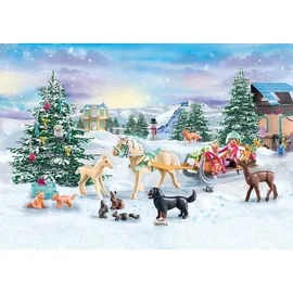 Playmobil Horses of Waterfall - Adventskalender Pferde: Weihnachtliche Schlittenfahrt