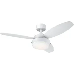 Westinghouse Deckenventilator Alloy Weiß 105 cm mit Licht 105