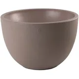 8 seasons Design LED Pflanzkübel 59 x 39cm, Shining Curvy Pot XM (Taupe) E27, warmweißes Licht – wetterfest – beleuchteter Blumentopf für außen (Garten, Terrasse, Balkon) und innen