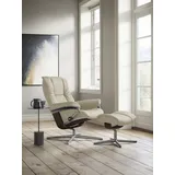 Stressless Mayfair mit Cross Base Leder 92 x 103 x 79 cm cream baltick