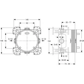Ideal Standard EASY-Box Unterputz-Bausatz 1 Grundkörper