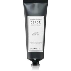 Depot 300 Hair Styling NO. 307 BLACK GEL Stylinggel für dunkles Haar 125 ml