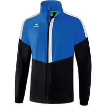 Erima Squad Allwetterjacke Kinder - blau/schwarz-152
