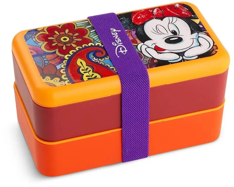 Lunchbox Minnie mit Besteck