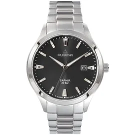 Dugena Herren-Armbanduhr Tresor Master, Quarz, Edelstahl, Saphirglas, 20 bar