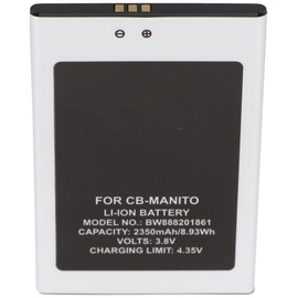 AccuCell Li-Ion-Akku 2350mAh 3.8V für Cubot Manito Handy, Smartphone, Telefon wie Cubot Manito
