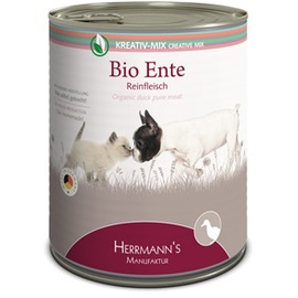 HERRMANN'S Kreativ-Mix Bio-Ente Reinfleisch 6 x 800 g