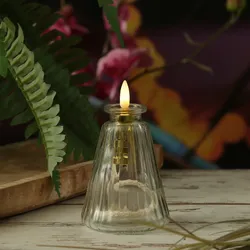 LED Flaschenlicht - LED Kerze mit Docht als Flaschenbeleuchtung - mit Batterie -...