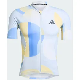 adidas Essentials 3-Streifen Light In Motion Graphic Jersey halo blue XS