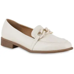 Damen Loafers in Creme