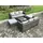 fimous Gartenlounge-Set 8-tlg. Dunkelgrau