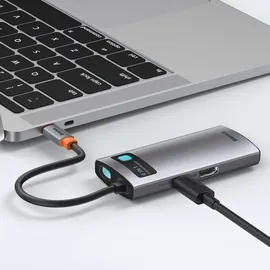 Baseus Metal Gleam Series 4-in-1 USB-C Hub,