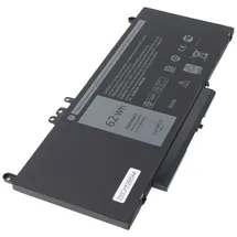 AccuCell Akku passend für Dell Latitude E5470, E5570, 6MT4T, Li-Polymer, 7,4V, 8155mAh, 62,0Wh, built-in, ohne Werkzeug