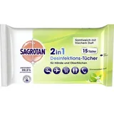 Sagrotan 2in1 Desinfektionstücher 15 St.