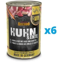 Belcando Huhn & Ente mit Hirse & Karotten 6 x 400 g