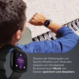 Fitbit Versa 3 schwarz/aluminium schwarz