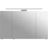 Saphir »6005 Sprint Badschrank, 3 Spiegeltüren, 6 Einlegeböden, 120 cm breit«, inkl. LED-Beleuchtung, Türdämpfer, Schalter-/Steckdosenkombination