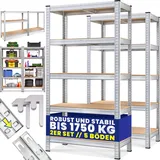 monzana Schwerlastregal 180x90x40cm verzinkt