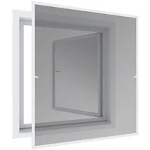 WINDHAGER Insektenschutz-Fensterrahmen EXPERT 100 x 120 cm Weiß