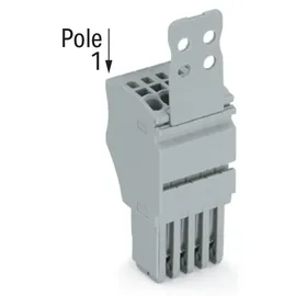 WAGO 2020-114/135-000 Federleiste Grau