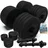 ArtSport Hantelset 40 kg Kurzhantelset 2er Set schwarz