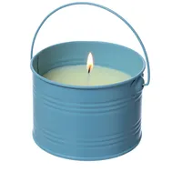 MARELIDA Duftkerze Citronella Echtwachskerze im Metalleimer Outdoorkerze