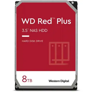 Western Digital WD Red Plus 8TB, 24/7, 512e / 3.5" / SATA 6Gb/s (WD80EFPX)