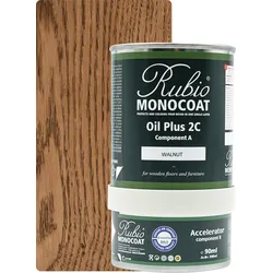 Rubio Monocoat Set Oil Plus 2C Walnut 390ml (A+B)