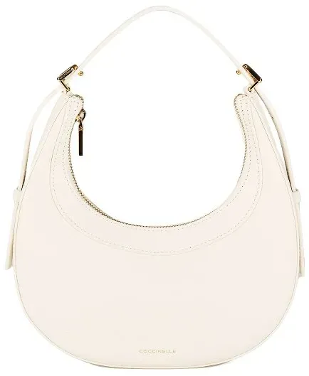 Coccinelle Whisper Handtasche Leder 23 cm  weiss