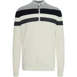 Strickjacke FQ1924 "Strickjacke FQKyle", Herren, Gr. M, rot (cloud dancer), Obermaterial: 100% Baumwolle CO., gestreift, casual, normal, Strickjacken