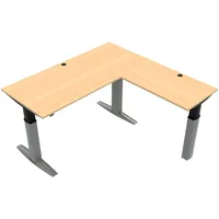 STIER OFFICE Eckschreibtisch 501-23 Buche