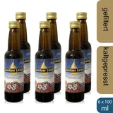 6 x Lausitzer Leinöl (kaltgepresstes Leinöl Omega 3 Speiseleinöl), 6 x 100ml