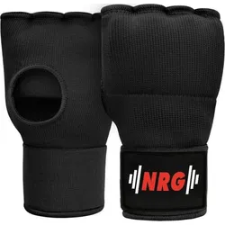 Innenhandschuhe Boxen - Schwarz - Baumwolle - Gel-Polsterung - Kickboxen XL