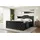 altdecor Boxspringbett, Schwarz Hochglanz, Holzwerkstoff, Höhe ca. 20 cm, 120x200 cm, Schlafzimmer, Betten, Boxspringbetten