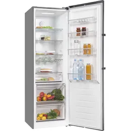 Exquisit KS360-V-HE-040E Kühlschrank (359 l, 1850 mm hoch, Inoxlook-az)