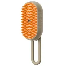 petsation 3-in-1 Dampf-Bürste für Hunde & Katzen Beige/Braun