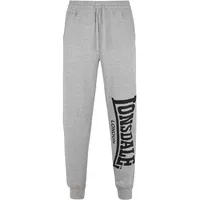 Lonsdale Logo Large Joggers - Marl Grey / Black
