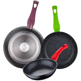 San Ignacio Jolie Topf-Set 7-tlg. 3 x Kochtopf + 4 x Pfanne