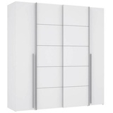 Forte Mid.you Kleiderschrank, Weiß - 200x210x61.2 cm