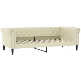 vidaXL Tagesbett 100 x 200 cm Creme