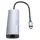 Manhattan 7-in-1 4K USB-C PD Dock 153966 laptop-dockingstation & portreplikator Kabelgebunden USB 3.2 Gen 2 (3.1 Gen 2) Type-C Silber