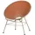 Woood Gartensessel Kazoun - Wicker & Metall, Orange