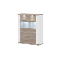 Highboard  Toulon ¦ holzfarben ¦ Maße (cm): B: 106 H: 131 T: 42.0