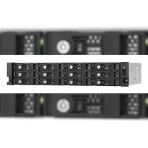 QNAP TL-R1200PES-RP Leergehäuse Schwarz