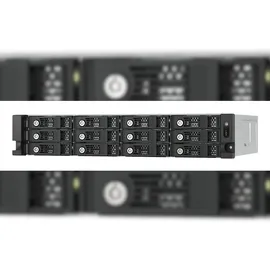 QNAP TL-R1200PES-RP Leergehäuse Schwarz