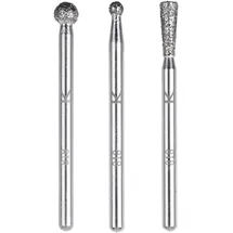 WOLFCRAFT Diamantschleifstift-Set 3-tlg.