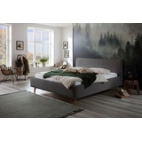 Meise Möbel Polsterbett Mattis mit Bettkasten grau ¦ Maße (cm): B: 180 H: 105