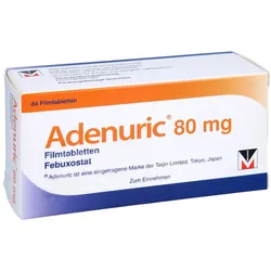 Adenuric 80 mg Filmtabletten 84 St