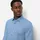 Olymp Langarmhemd "No 6 six", Herren, Gr. 39, N-Gr, bleu, Web, Obermaterial: 100% Baumwolle, gemustert, sehr schmal normal, 2-Knopf-Manschette, Hemden, super slim, Kentkragen, Businesshemd