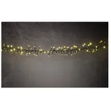 Trendline LED-Lichterkette Cluster Außen 24 m warmweiß-schwarz